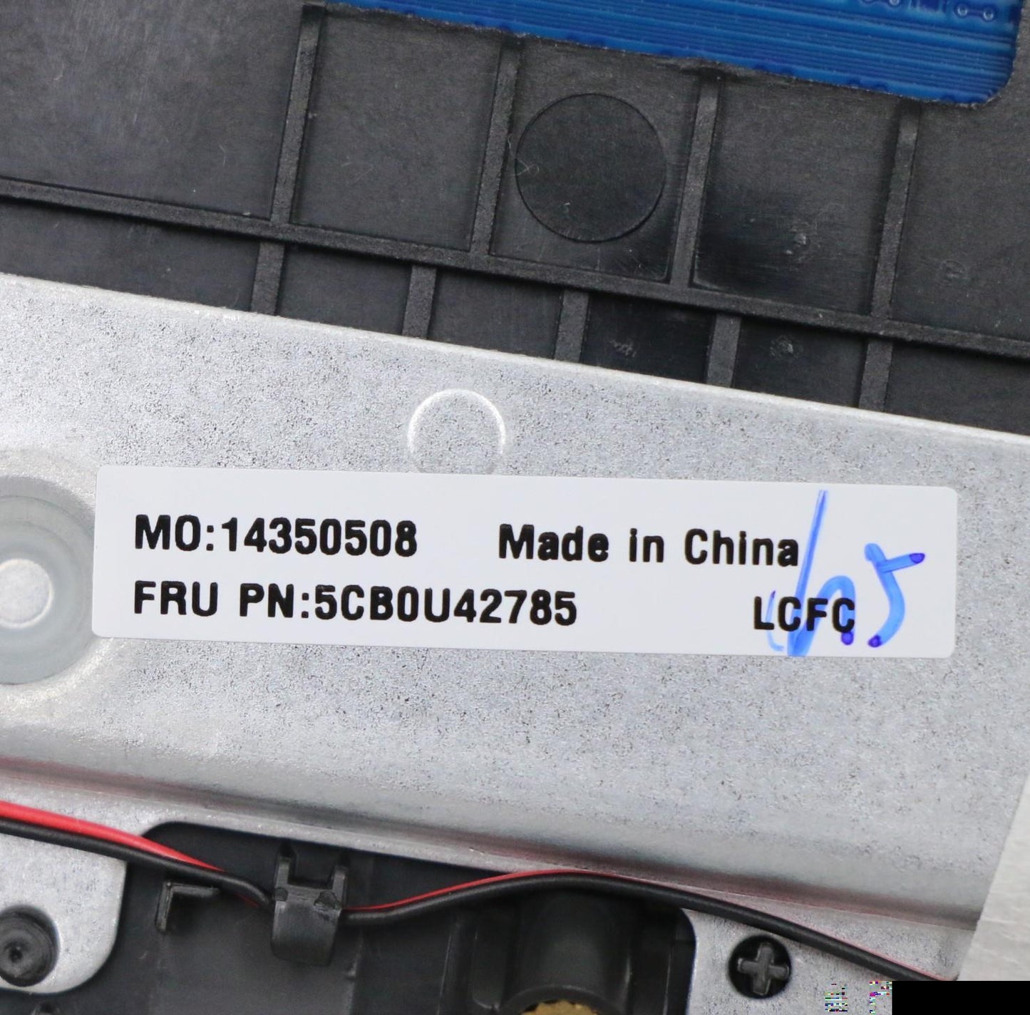 Lenovo Fg541 Log Up Assy G_Black Nbl, - 5CB0U42785