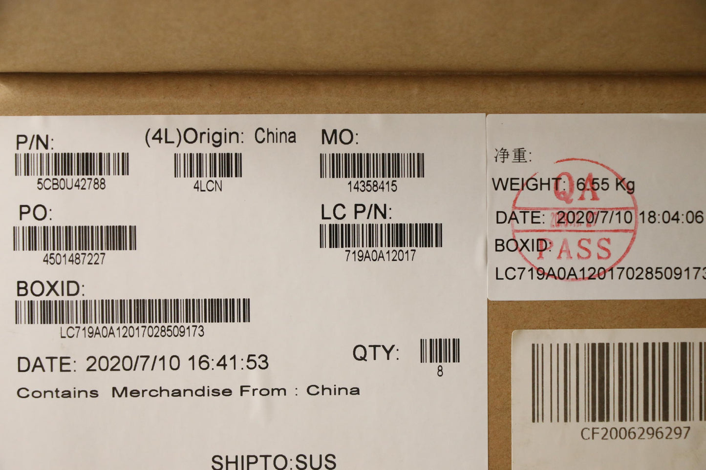 Lenovo Fg541 Log Up Assy G_Black Nbl, - 5CB0U42788