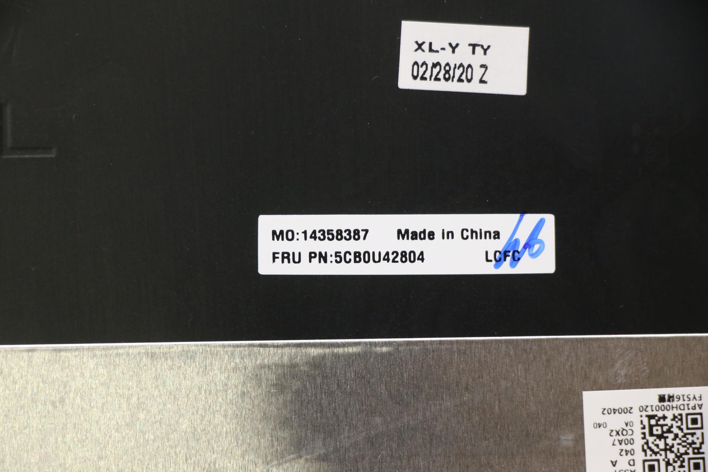 Lenovo A_Cover_Sub_Assy_144Hz_Prc - 5CB0U42804