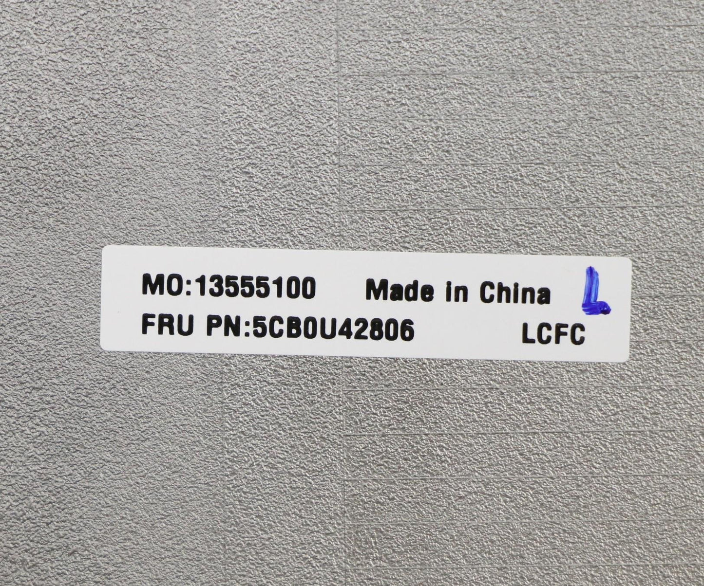 Lenovo Logic Lower_G_Black - 5CB0U42806