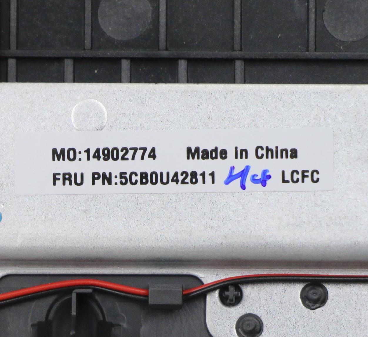 Lenovo Log Up Assy W/Kb Nfp Blue Bl_I - 5CB0U42811