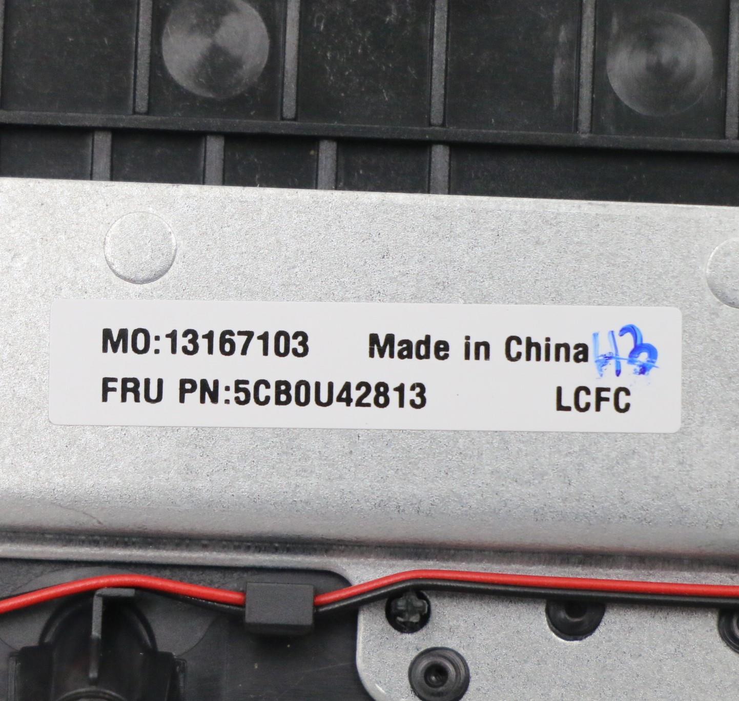 Lenovo Log Up Assy W/Kb Nfp Blue Bl_H - 5CB0U42813
