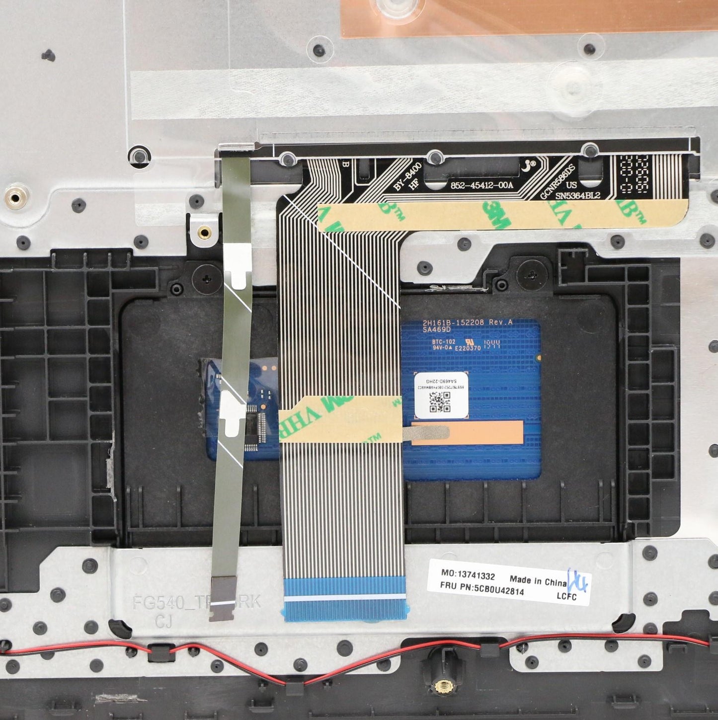 Lenovo Log Up Assy W/Kb Nfp Blue Bl_H - 5CB0U42814