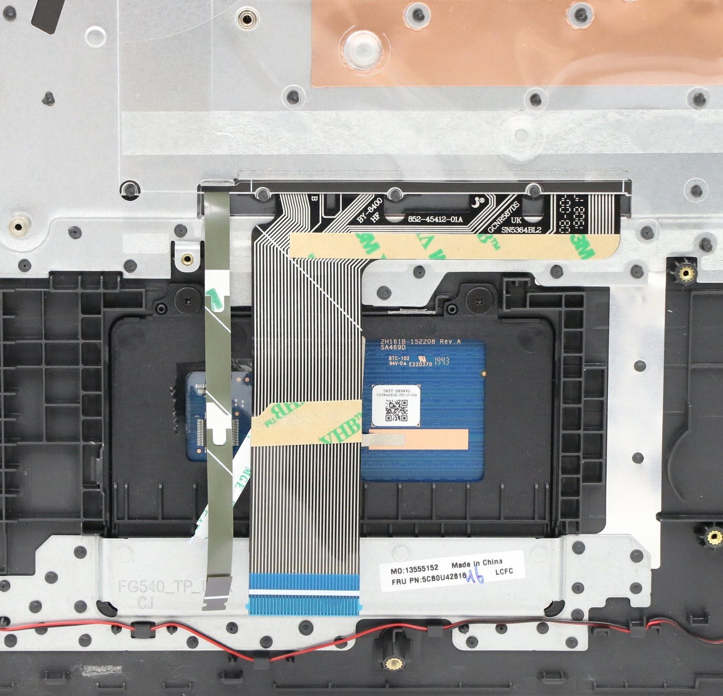 Lenovo Log Up Assy W/Kb Nfp Blue Bl_G - 5CB0U42816