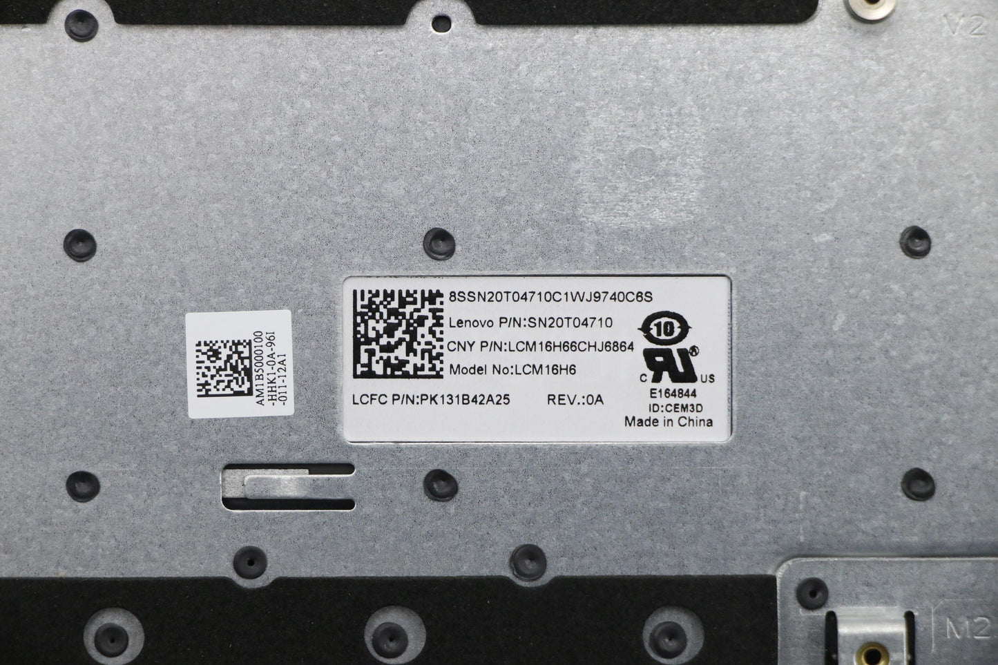 Lenovo Log Up Assy W/Kb Nfp Blue Bl_S - 5CB0U42823