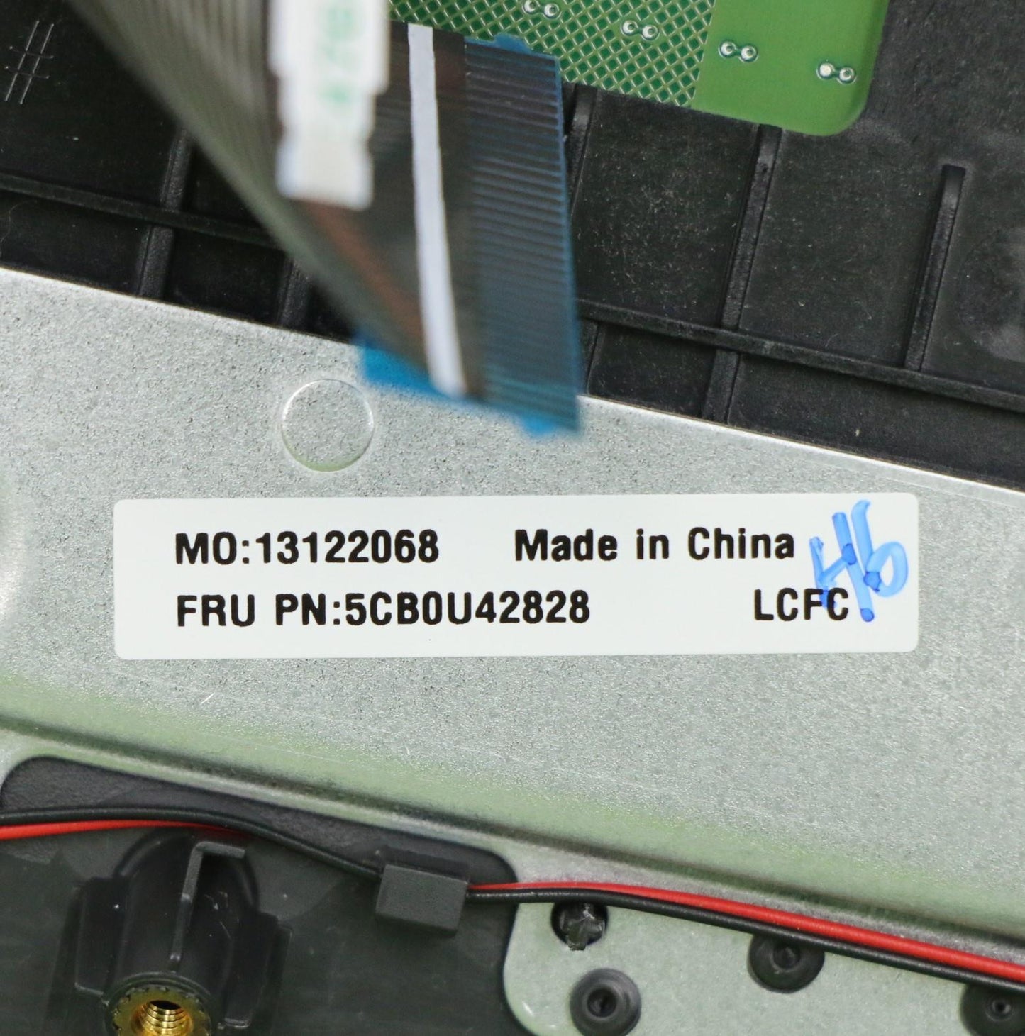 Lenovo Log Up Assy W/Kb Nfp Blue Bl_I - 5CB0U42828