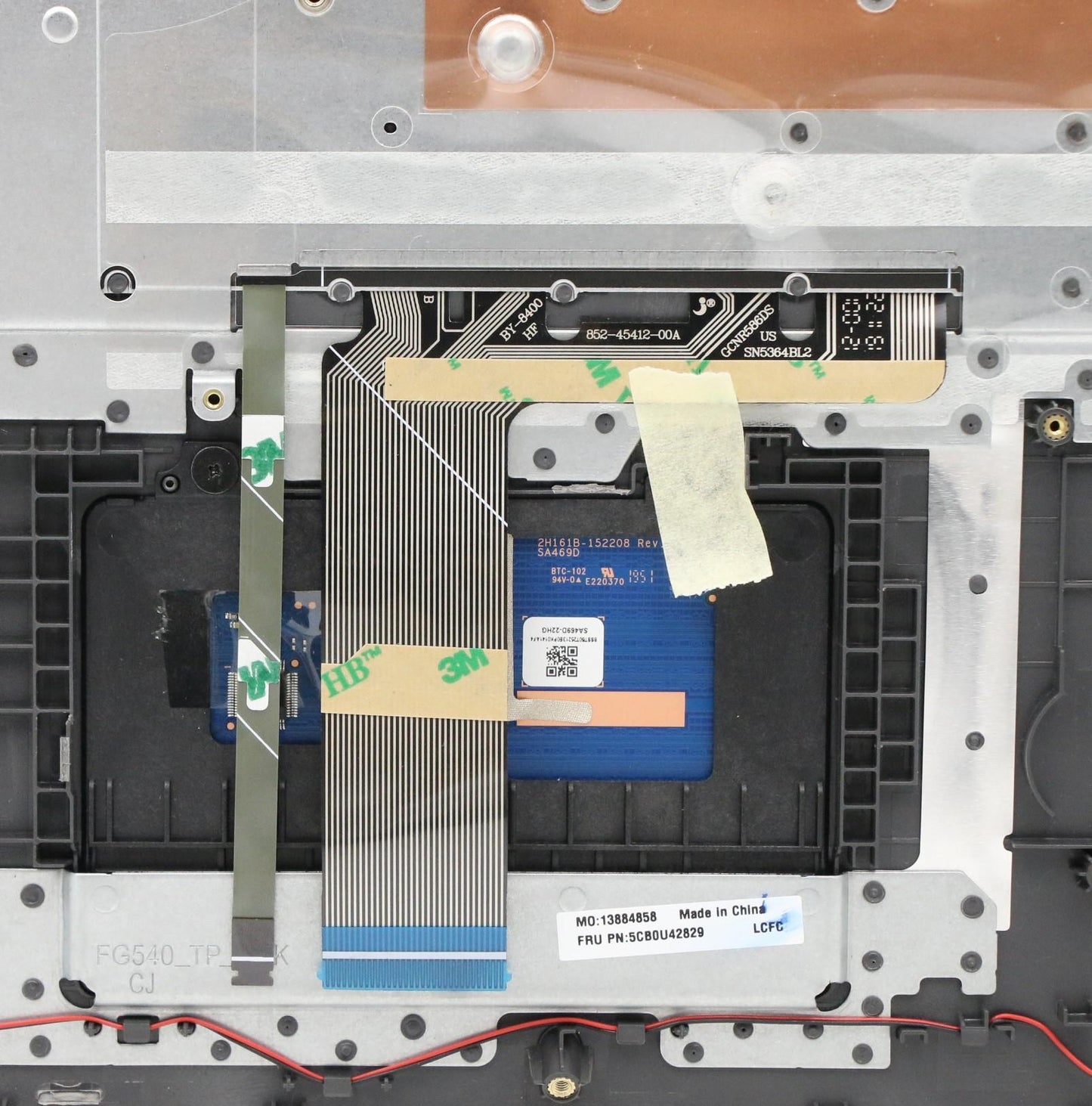 Lenovo Log Up Assy W/Kb Nfp Blue Bl_U - 5CB0U42829