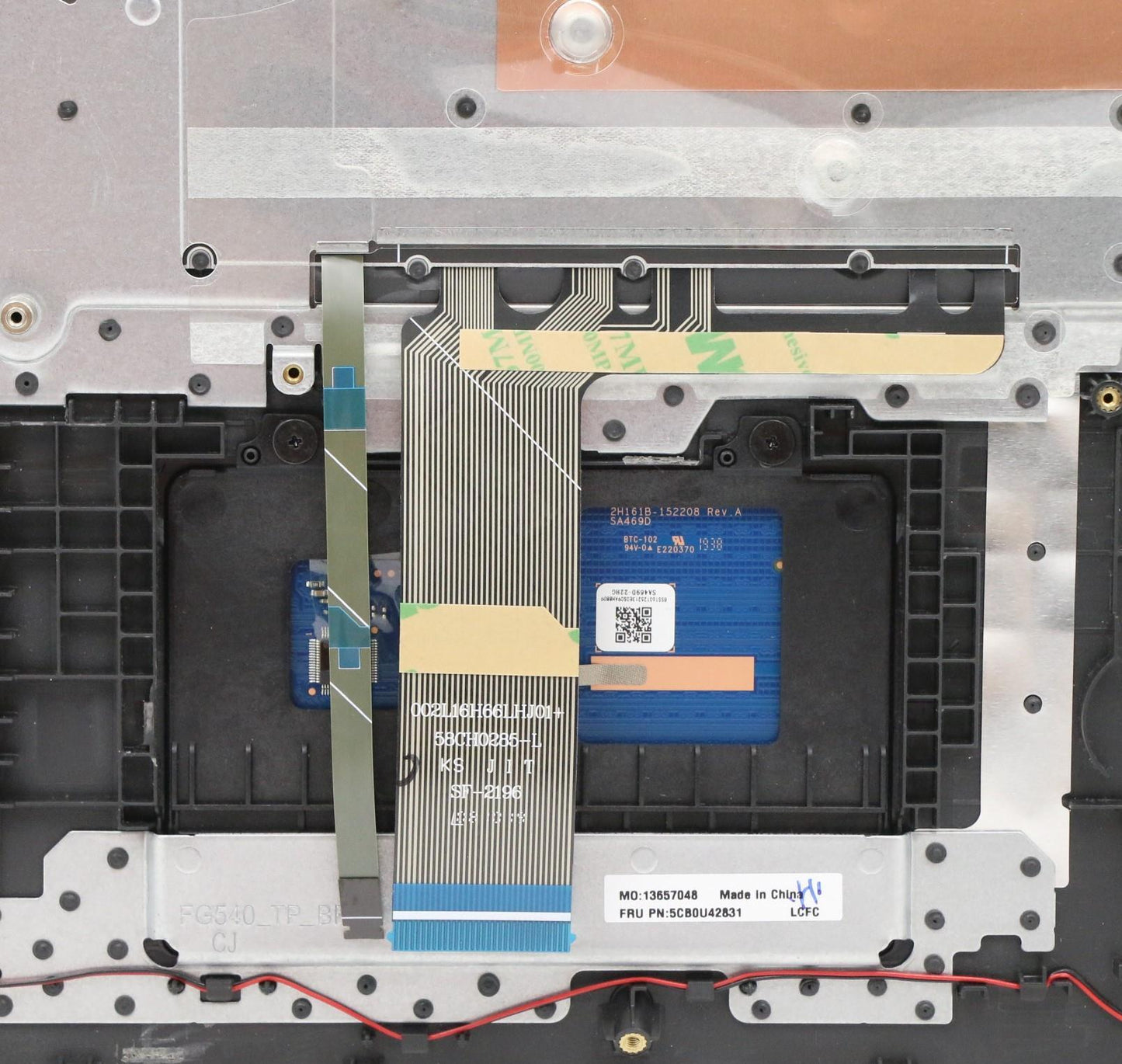 Lenovo Log Up Assy W/Kb Nfp Blue Bl_B - 5CB0U42831