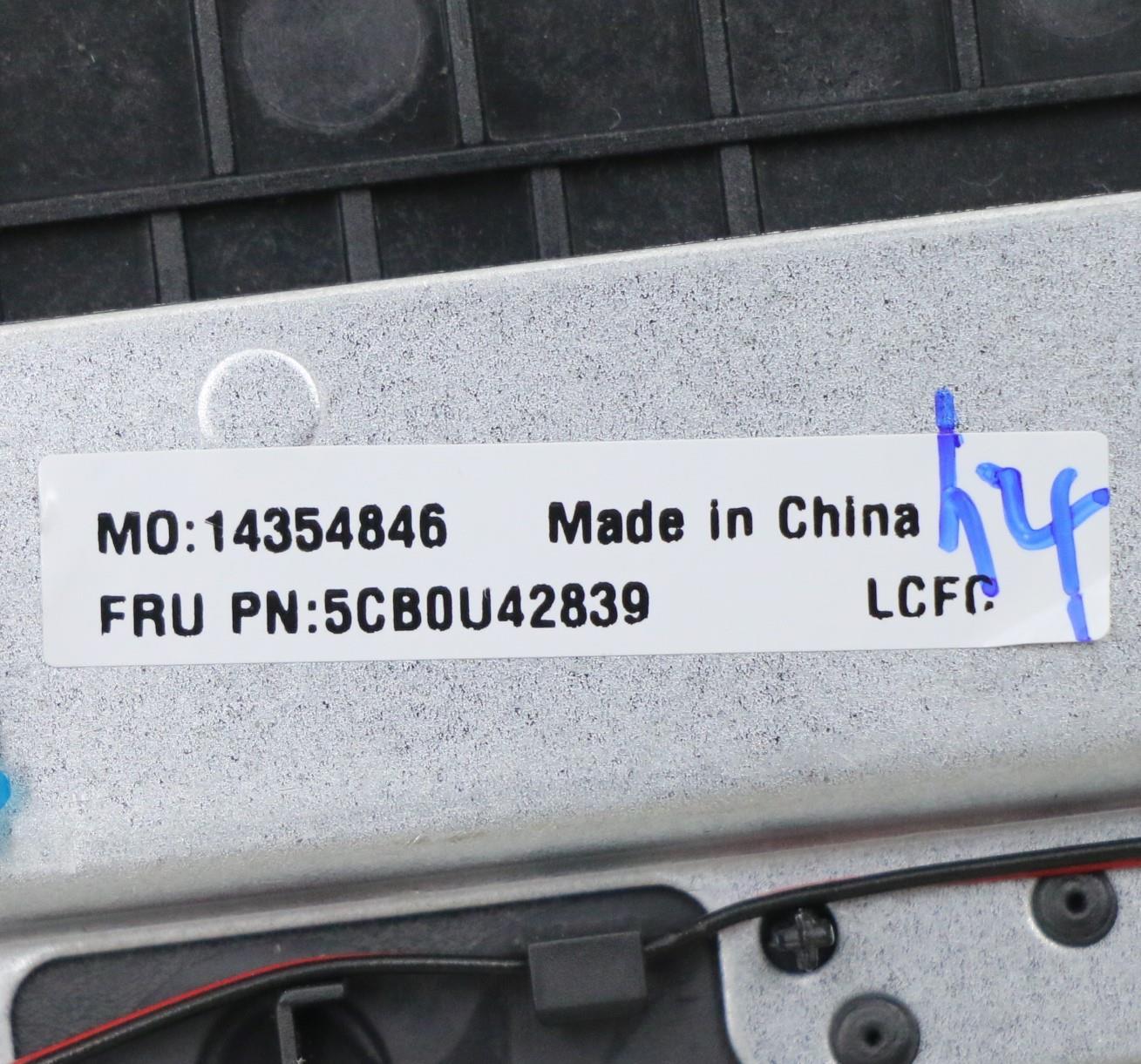 Lenovo Log Up Assy W/Kb Nfp Iron_Gray - 5CB0U42839