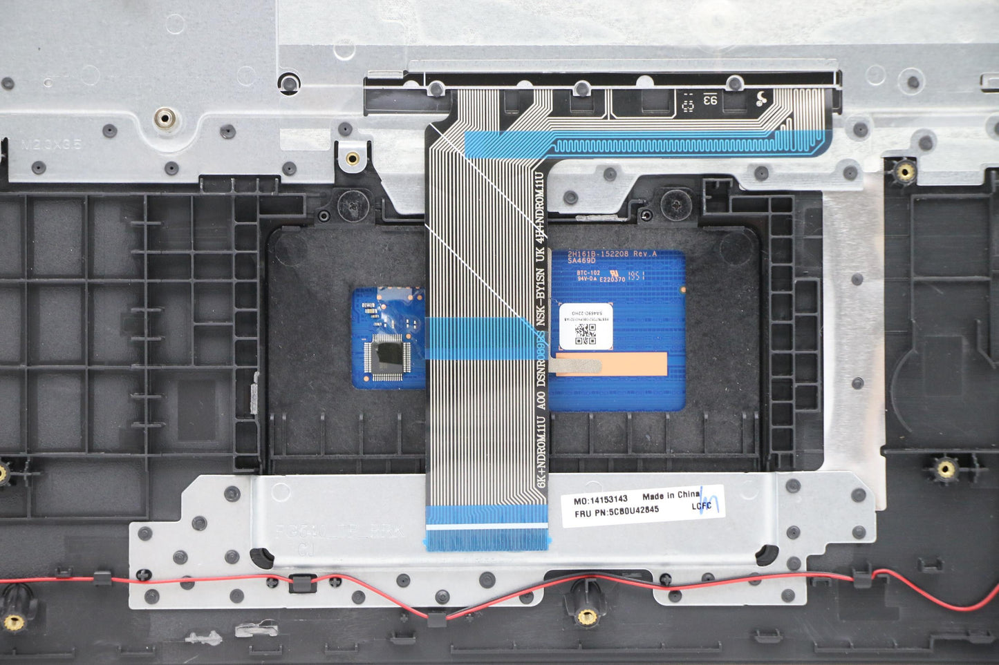 Lenovo Log Up Assy W/Kb Nfp Iron_Gray - 5CB0U42845