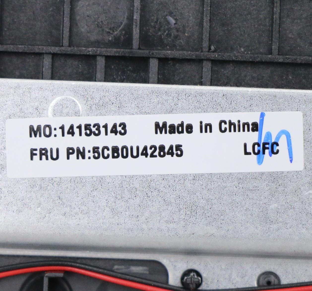 Lenovo Log Up Assy W/Kb Nfp Iron_Gray - 5CB0U42845