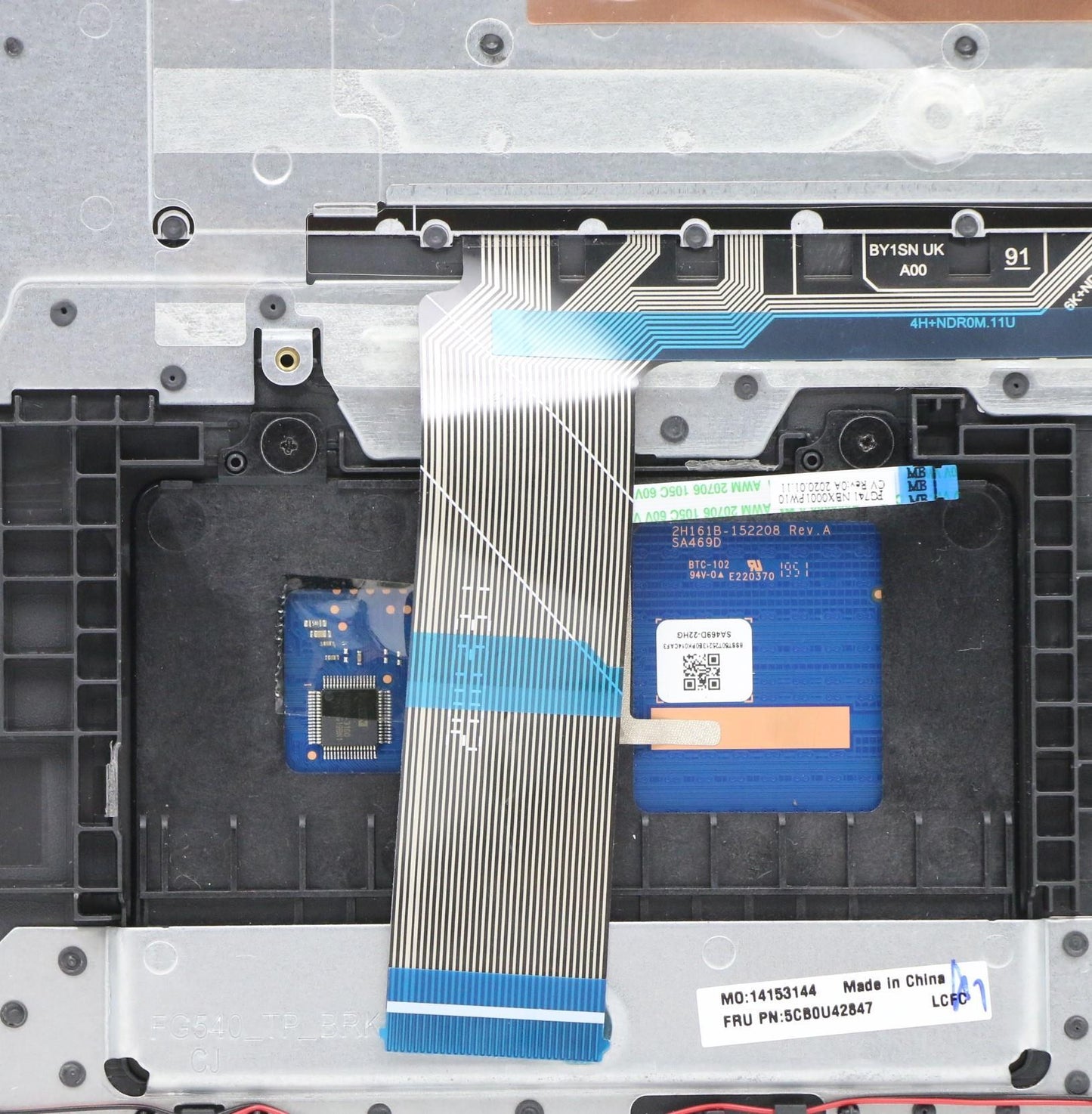 Lenovo Log Up Assy W/Kb Nfp Iron_Gray - 5CB0U42847