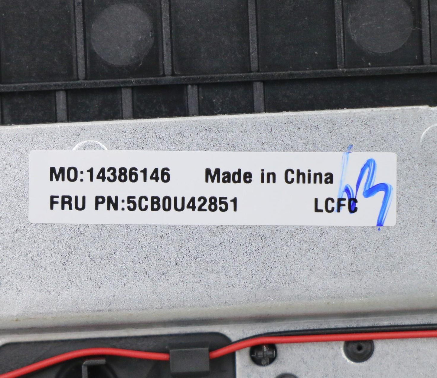 Lenovo Log Up Assy W/Kb Nfp Iron_Gray - 5CB0U42851