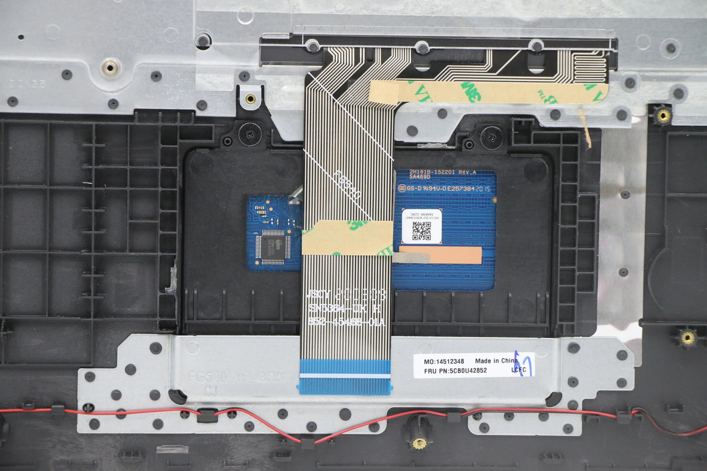 Lenovo Log Up Assy W/Kb Nfp Iron_Gray - 5CB0U42852
