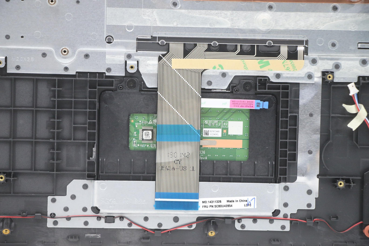 Lenovo Log Up Assy W/Kb Nfp Iron_Gray - 5CB0U42854