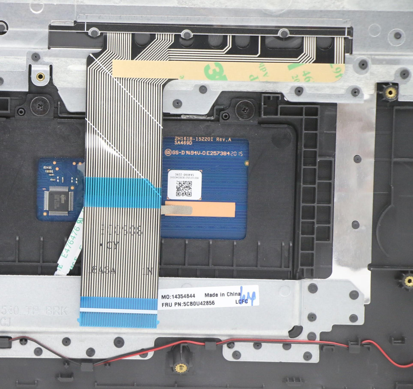 Lenovo Log Up Assy W/Kb Nfp Iron_Gray - 5CB0U42856