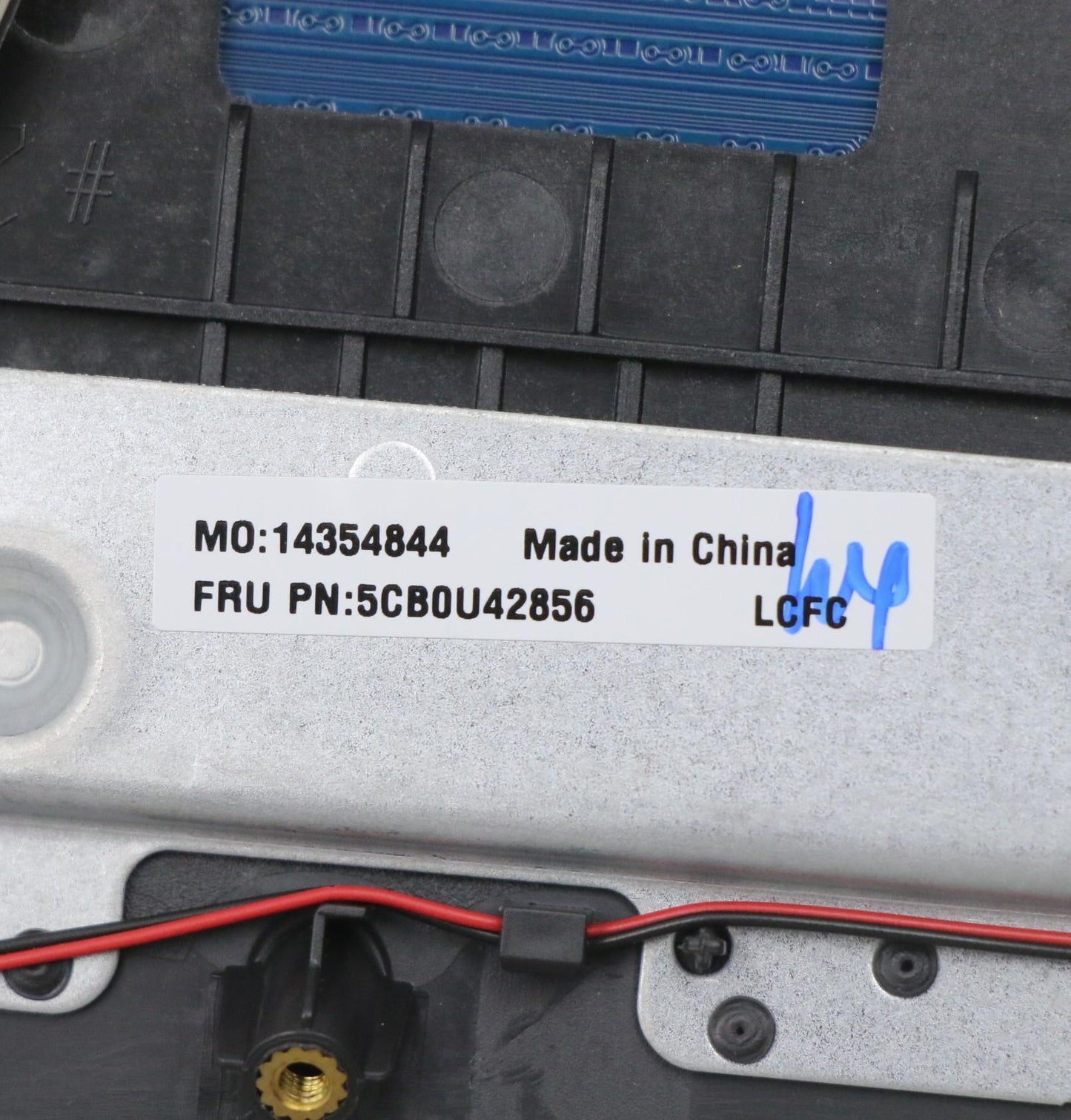 Lenovo Log Up Assy W/Kb Nfp Iron_Gray - 5CB0U42856