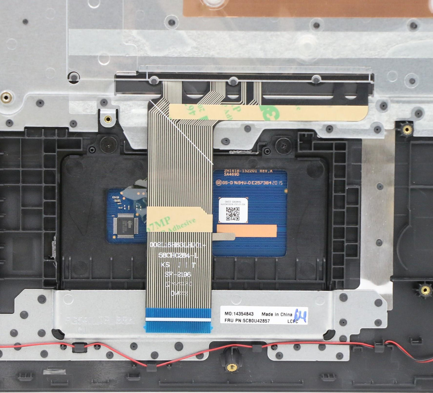 Lenovo Log Up Assy W/Kb Nfp Iron_Gray - 5CB0U42857