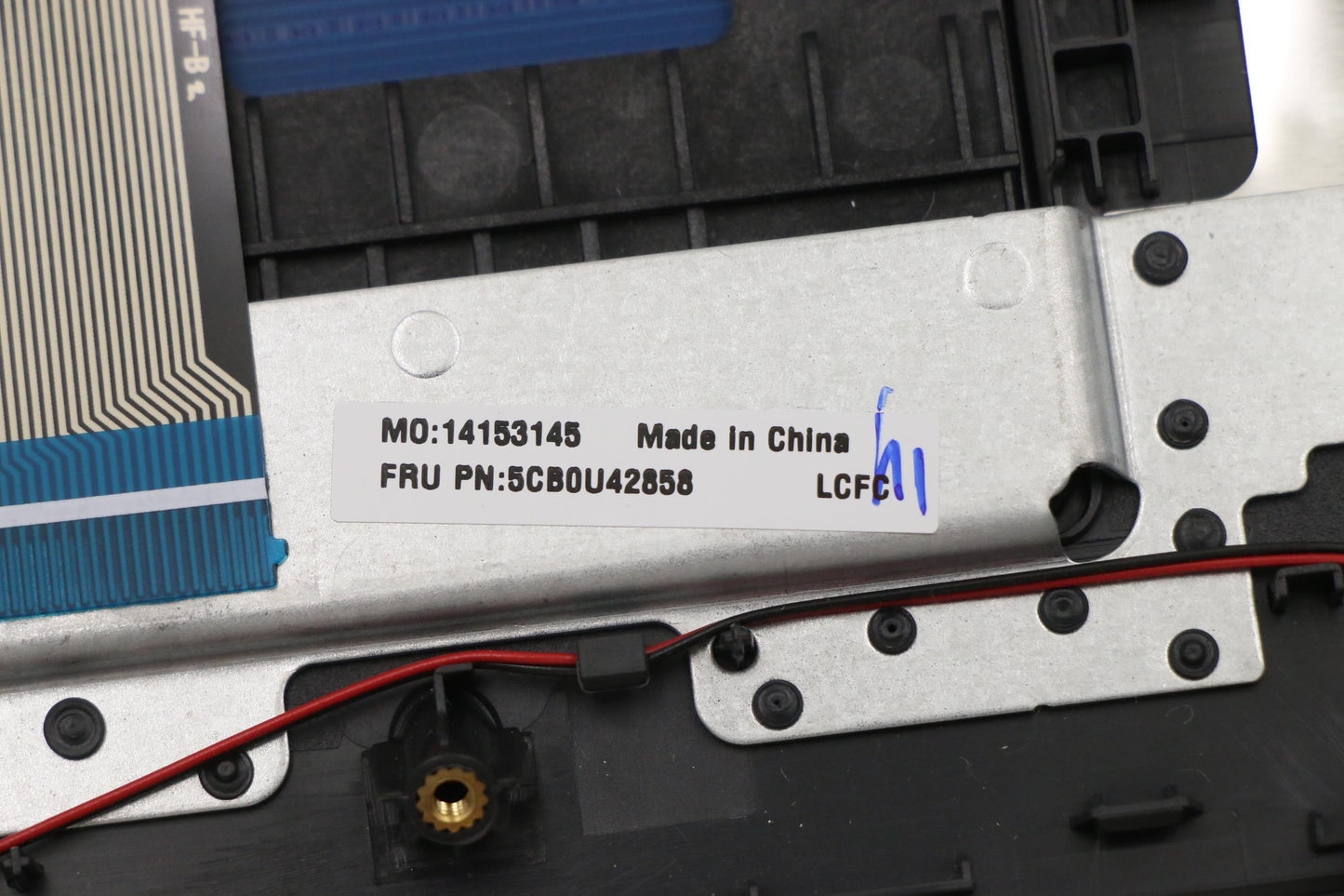 Lenovo Log Up Assy W/Kb Nfp Iron_Gray - 5CB0U42858