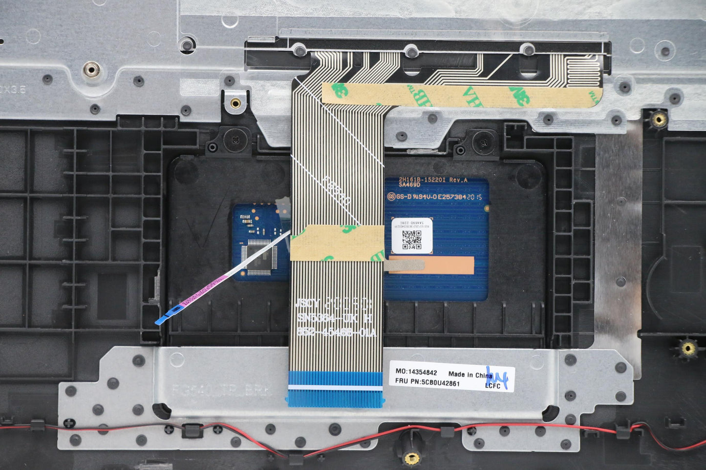Lenovo Log Up Assy W/Kb Nfp Iron_Gray - 5CB0U42861