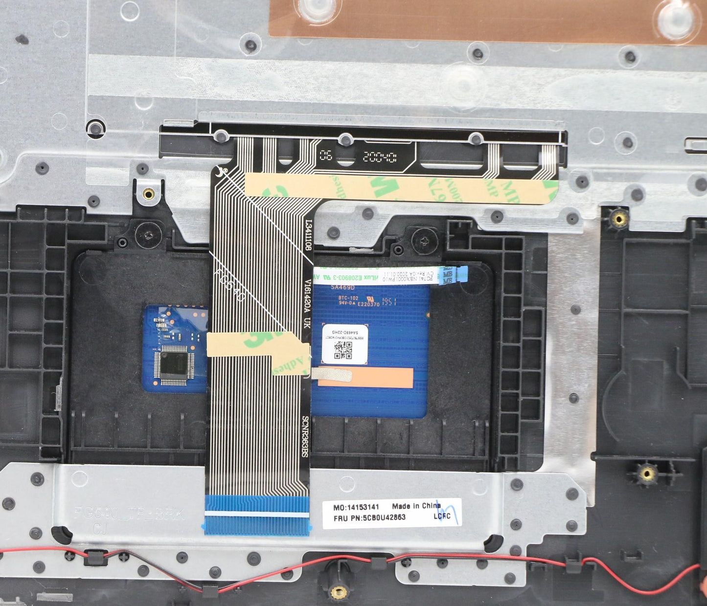Lenovo Log Up Assy W/Kb Nfp Iron_Gray - 5CB0U42863