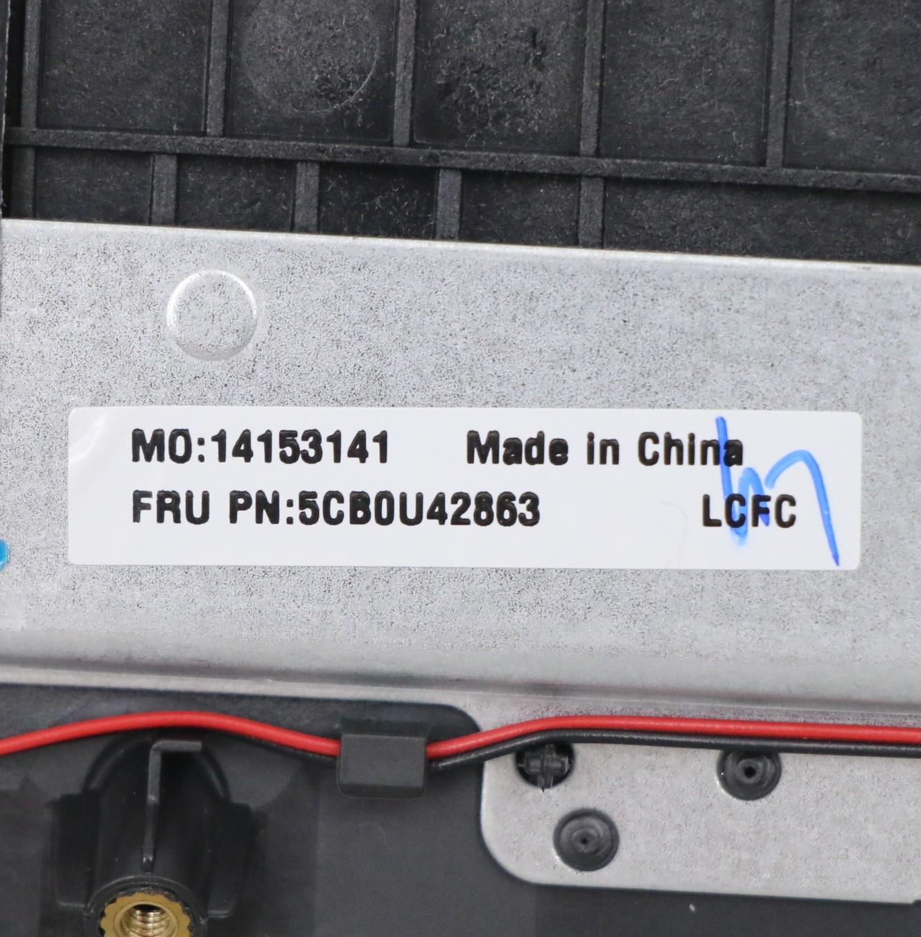 Lenovo Log Up Assy W/Kb Nfp Iron_Gray - 5CB0U42863