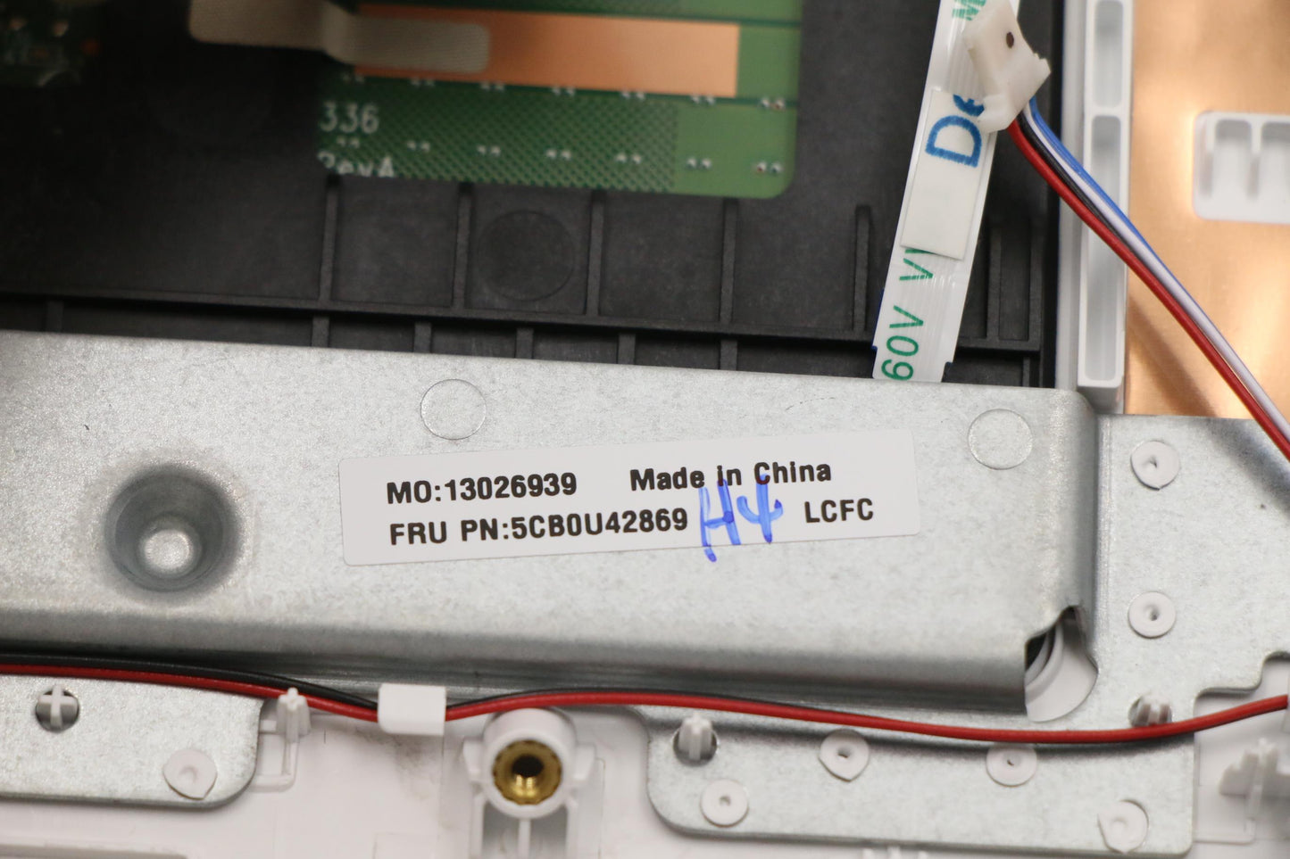 Lenovo Fg540 Log Up Assy Wh_Ko - 5CB0U42869
