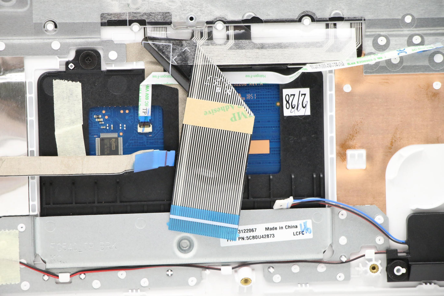 Lenovo Fg540 Log Up Assy Wh_Hb - 5CB0U42873