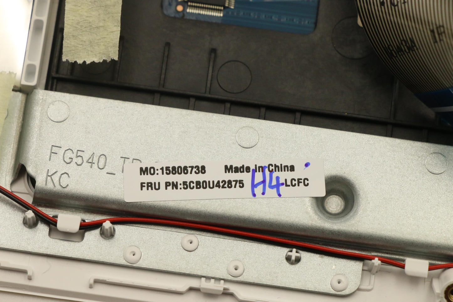 Lenovo Fg540 Log Up Assy Wh_Gr - 5CB0U42875