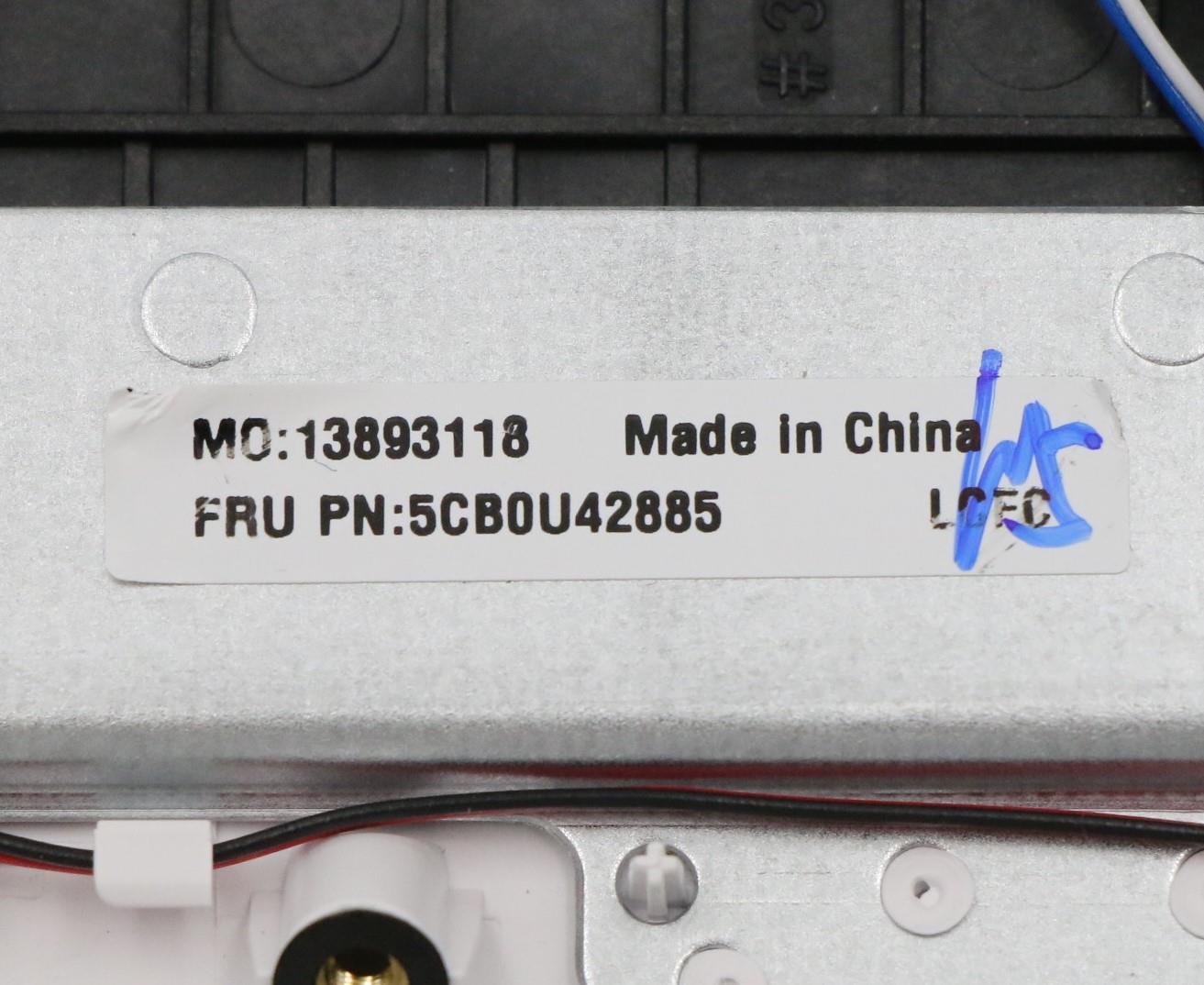 Lenovo Fg540 Log Up Assy Wh_Tr - 5CB0U42885