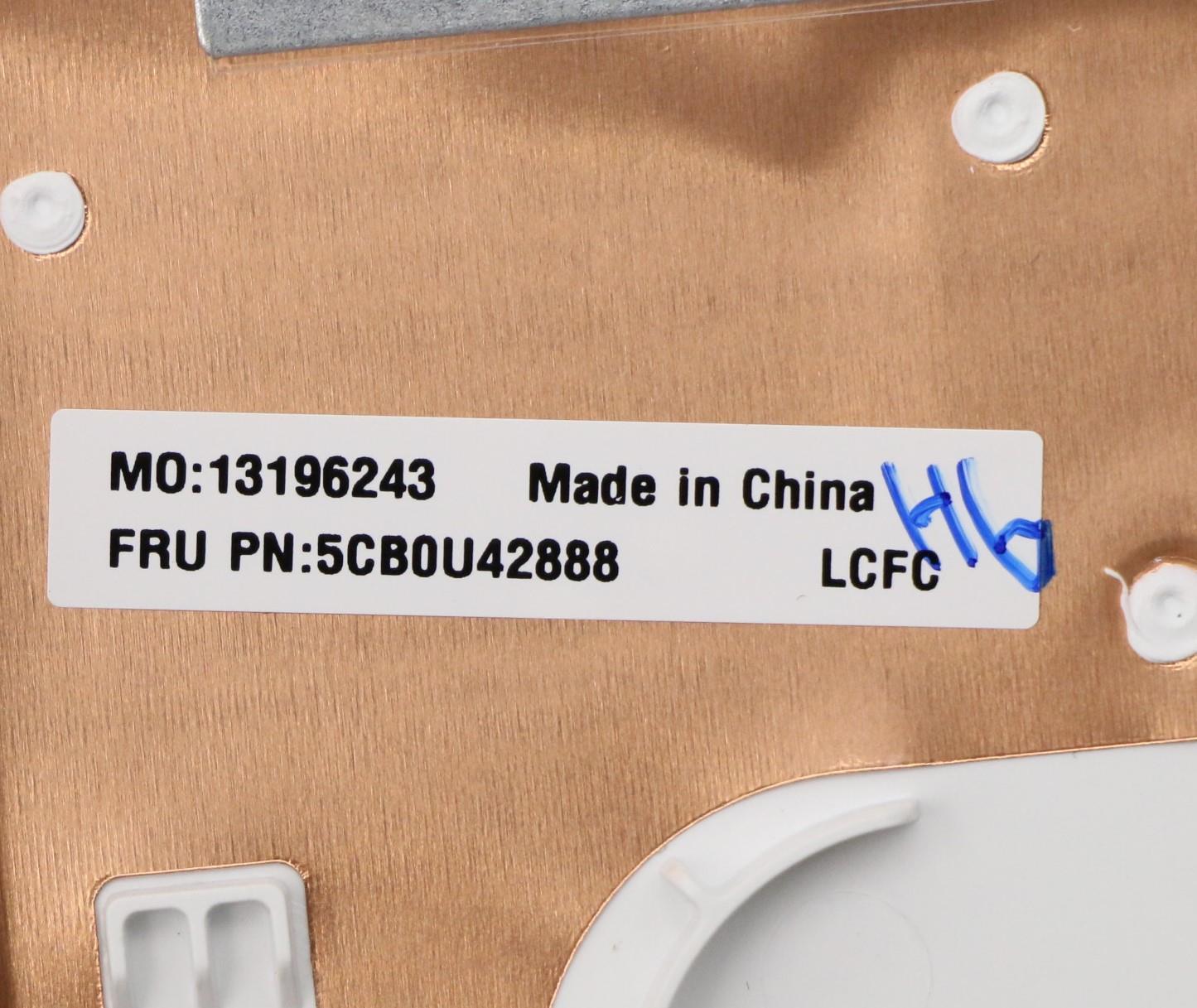 Lenovo Fg540 Log Up Assy Wh_Us - 5CB0U42888