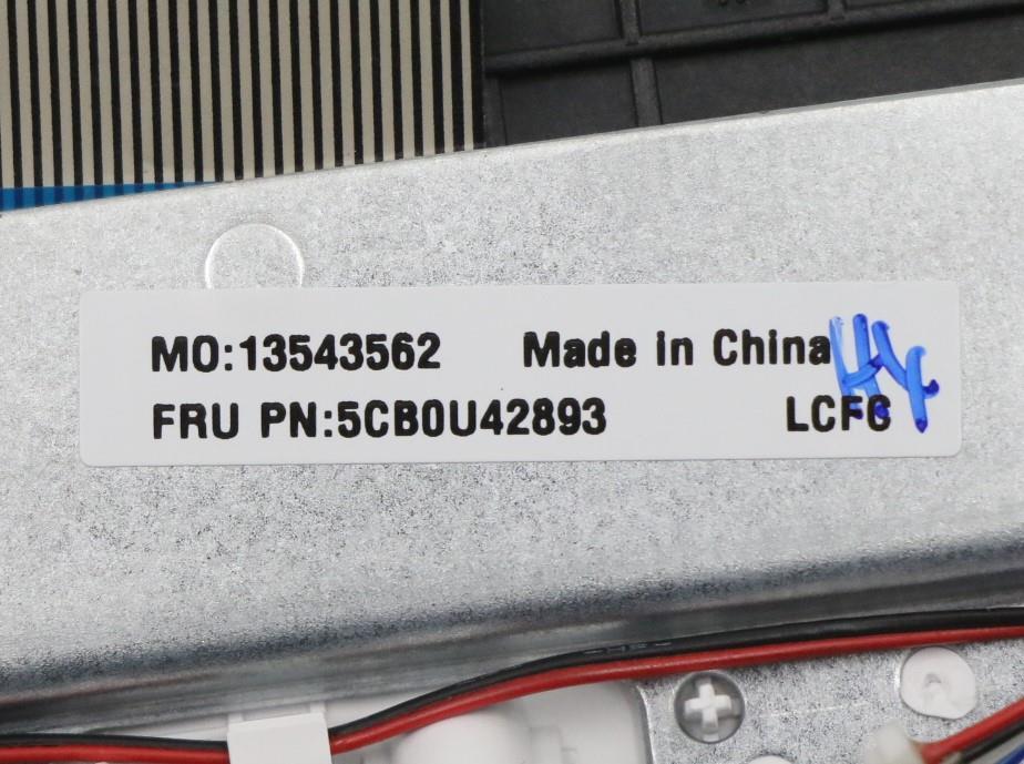 Lenovo Fg540 Log Up Assy Wh_Ar-E - 5CB0U42893