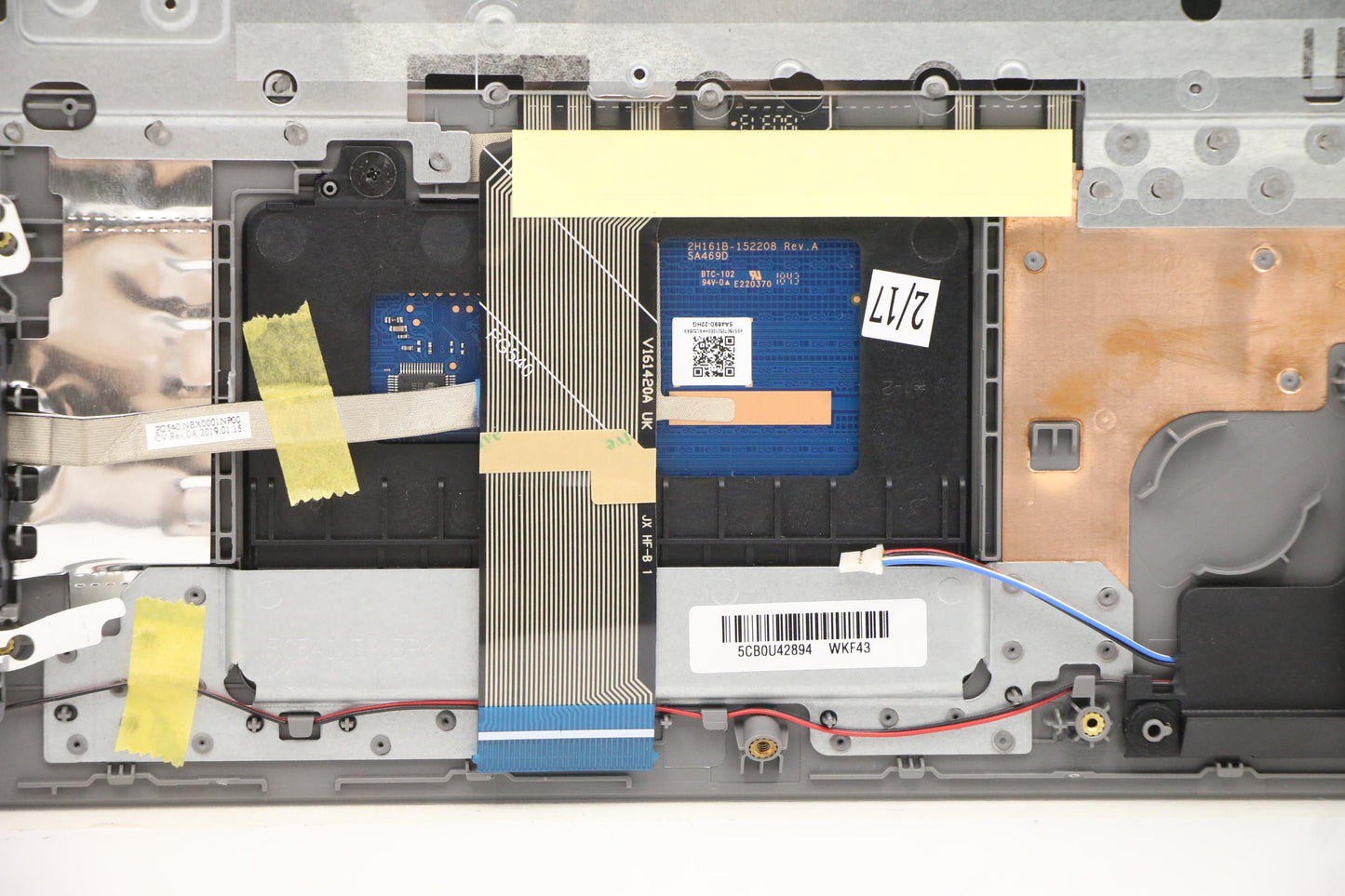Lenovo Fg540 Log Up Assy Wh_Fr - 5CB0U42894