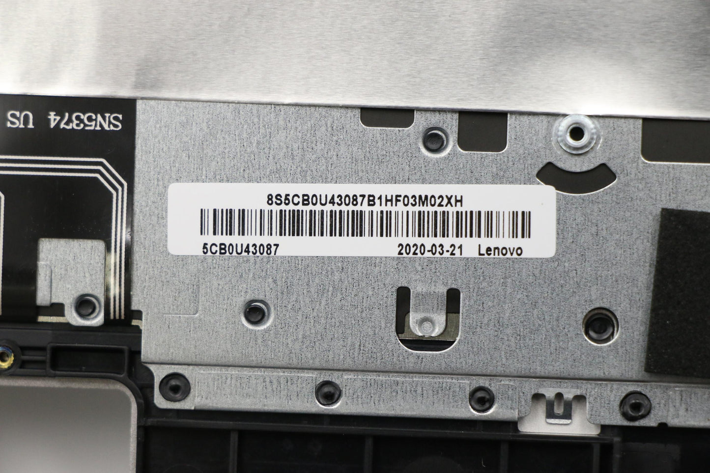 Lenovo C-Cover with Keyboard, USA English, Backlight, Fingerprint - 5CB0U43087