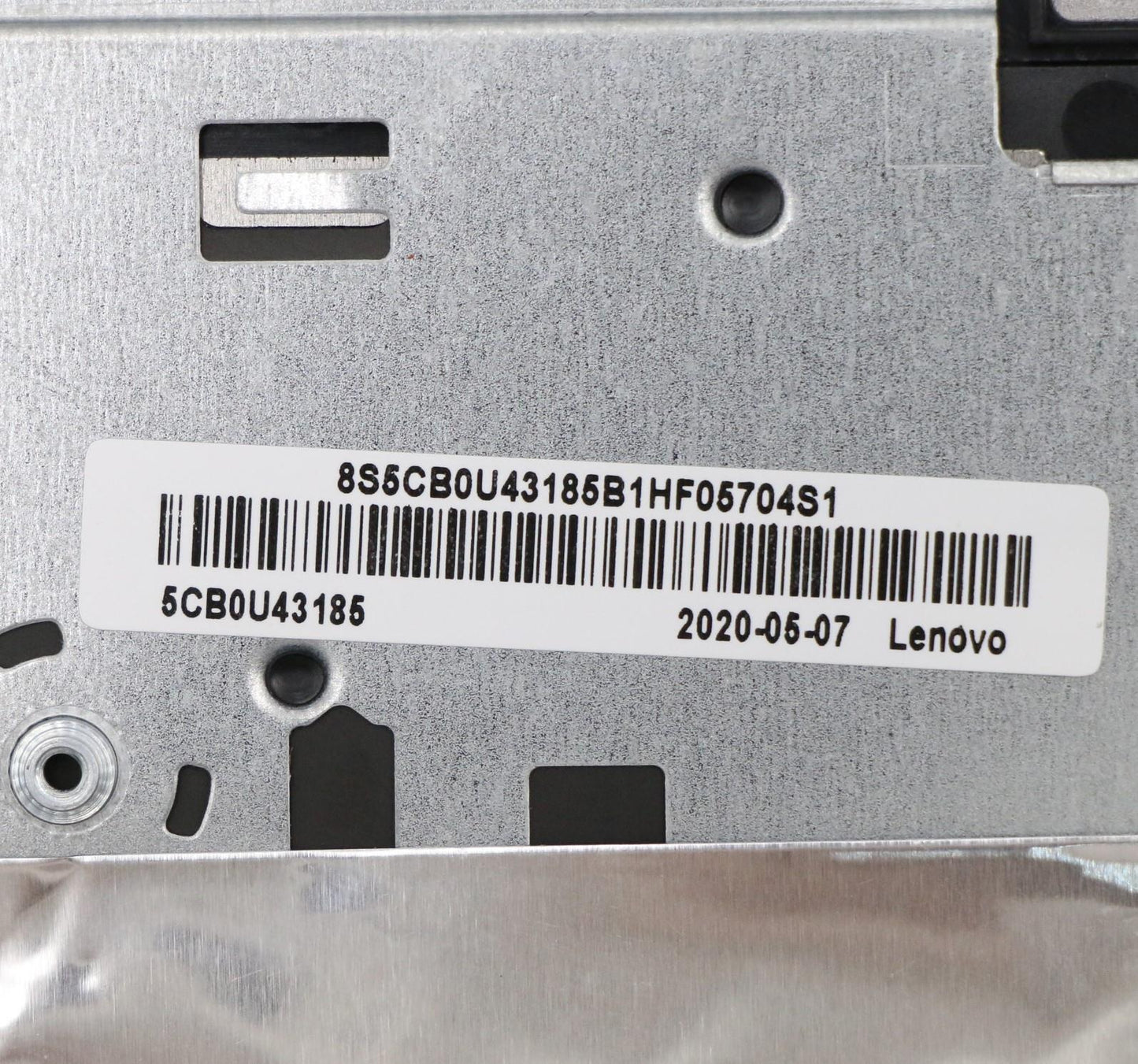Lenovo Upper Caseasm_B Fp_Bl W/Kbbl I - 5CB0U43185