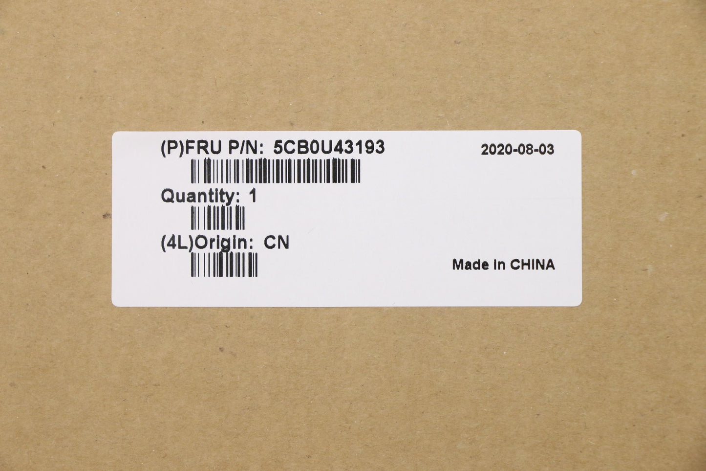 Lenovo Upper Caseasm_B Fp_Bl W/Kb Bl - 5CB0U43193