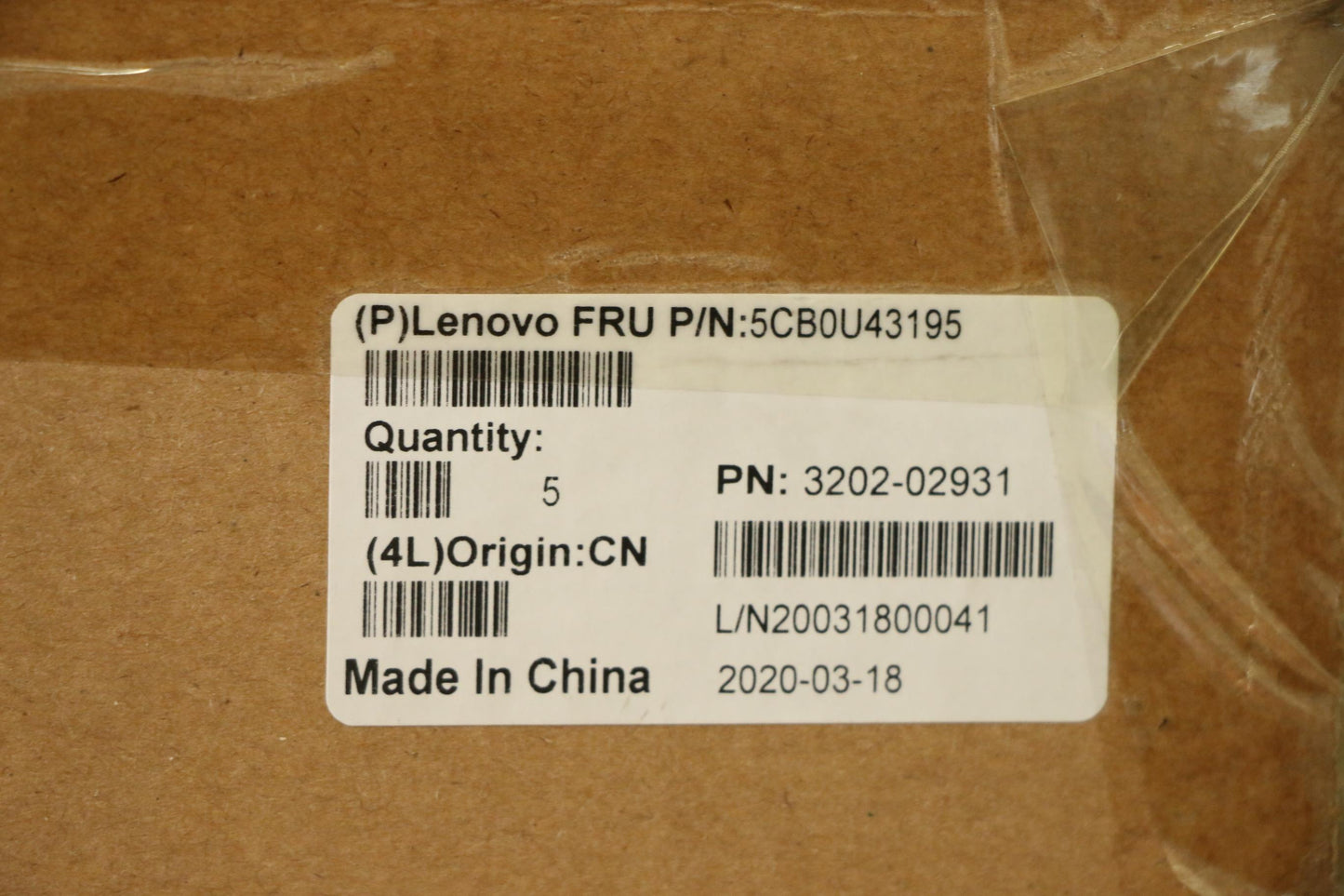 Lenovo Upper Case Asm_B Fp_Bl W/Bl Cf - 5CB0U43195