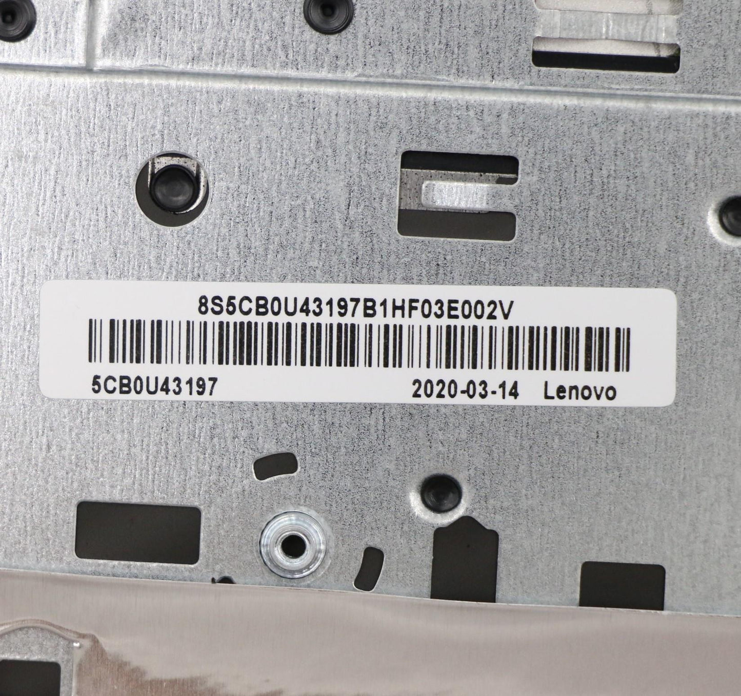 Lenovo Upper Caseasm_B Fp_Bl W/Kb Bl - 5CB0U43197