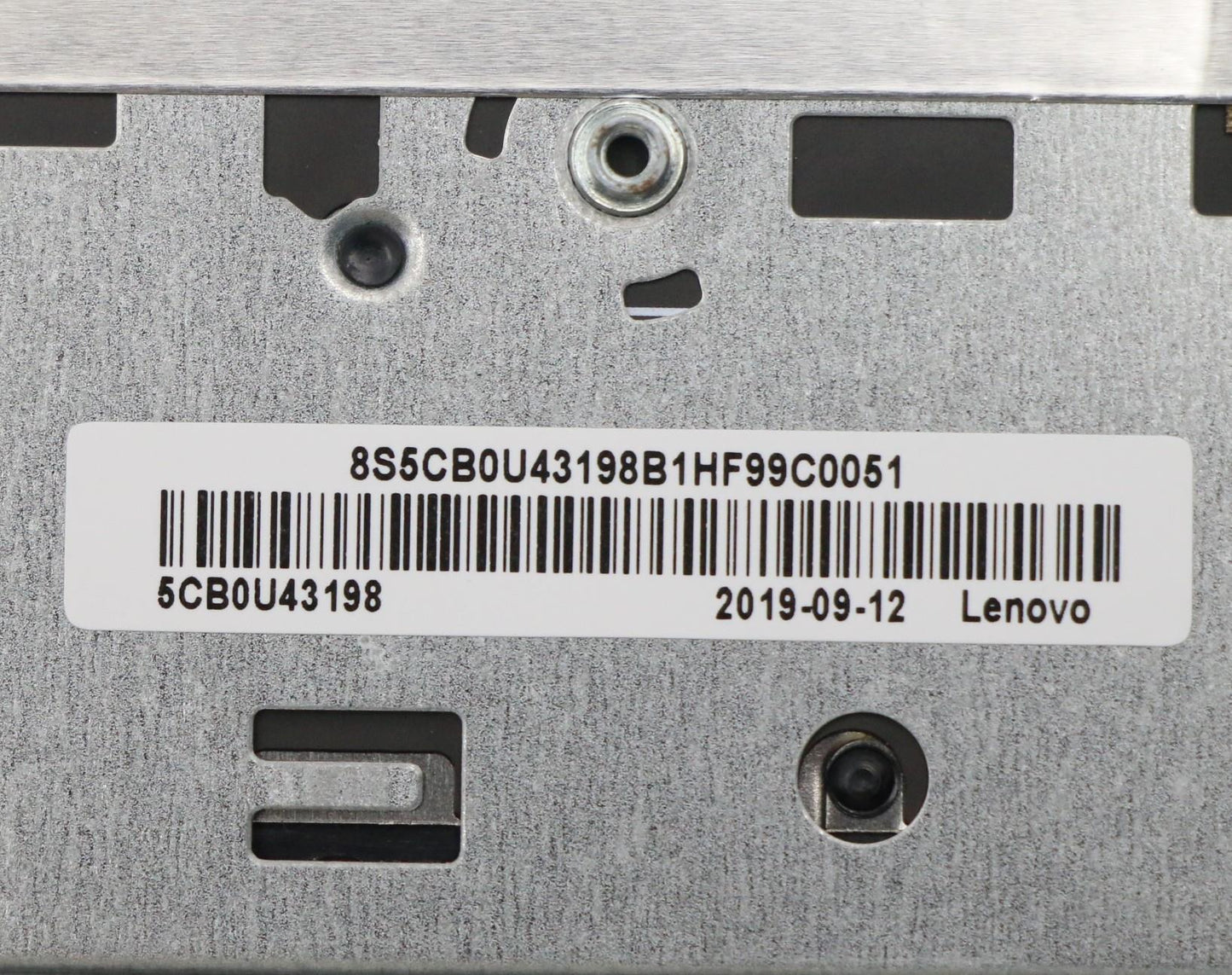 Lenovo Upper Caseasm_B Fp_Bl W/Kb Bl - 5CB0U43198