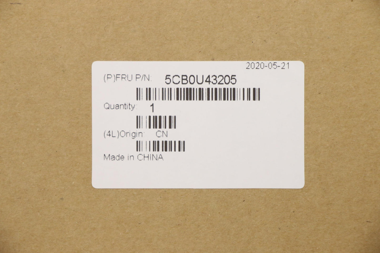 Lenovo Upper Caseasm_B Fp_Bl W/Kb Bl - 5CB0U43205