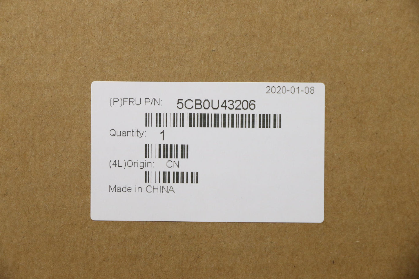 Lenovo Upper Caseasmb Fp_Blw/Bl Us In - 5CB0U43206