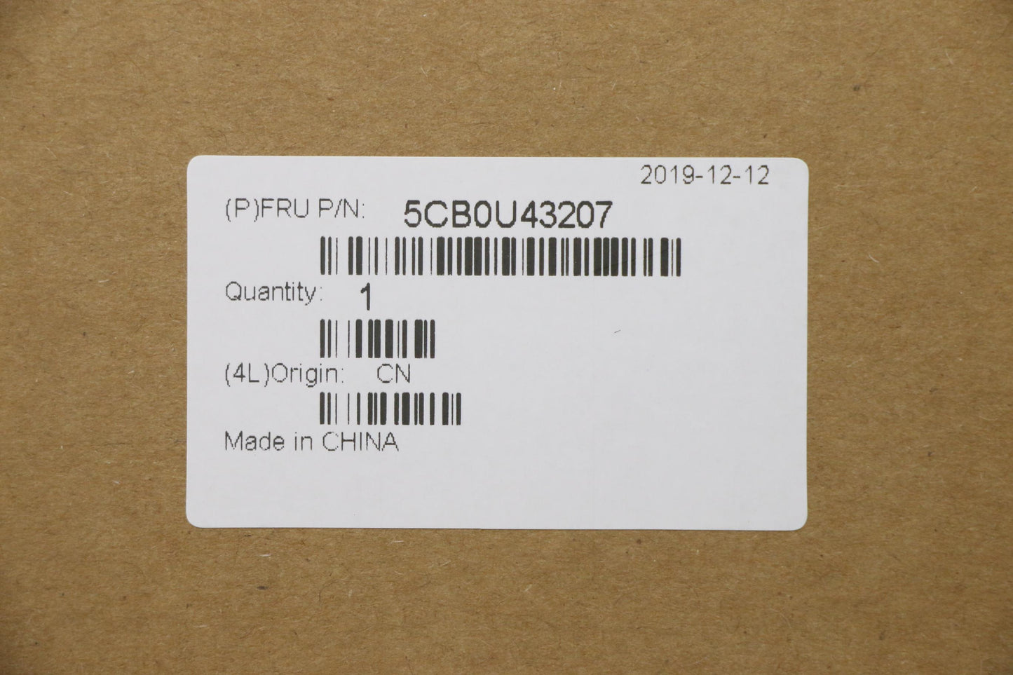 Lenovo Upper Caseasm_B Fp_Bl W/Kb Bl - 5CB0U43207