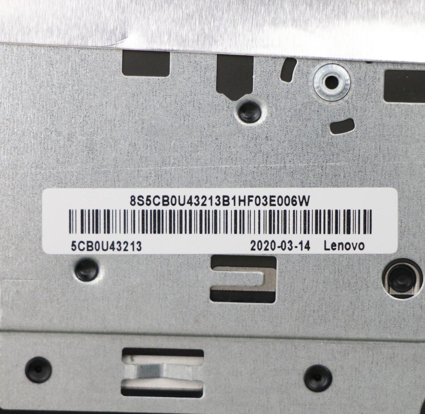 Lenovo Upper Caseasm_B Fp_Bl W/Kb Bl - 5CB0U43213