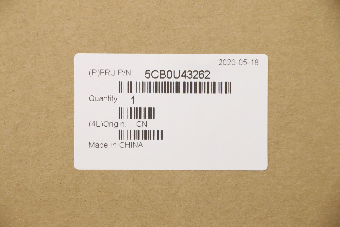 Lenovo Upper Case Asm_B Fp_Nbl W/Kb R - 5CB0U43262