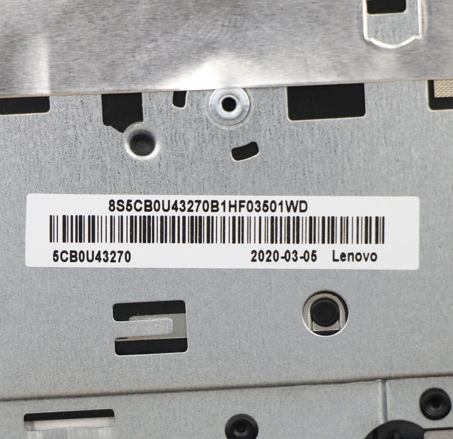 Lenovo Upper Caseasmb Fp_Nbl Kb Us In - 5CB0U43270