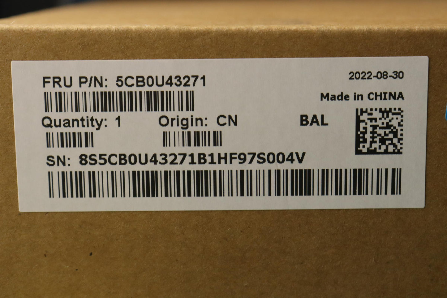 Lenovo Upper Case Asm_B Fp_Nbl W/Kb U - 5CB0U43271