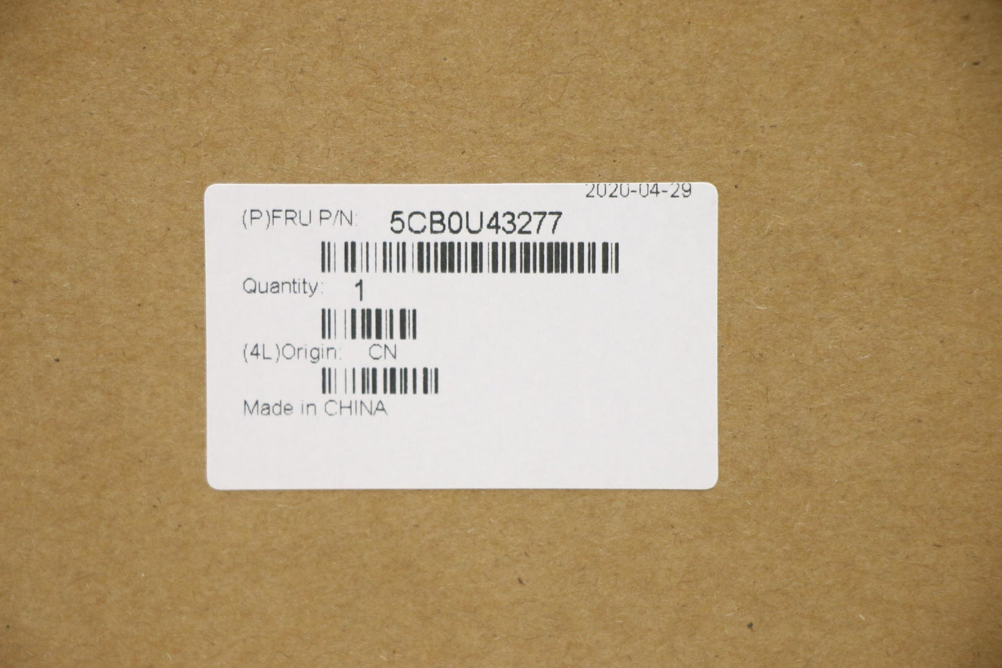 Lenovo Upper Case Asm_B Fp_Nbl W/Kb F - 5CB0U43277
