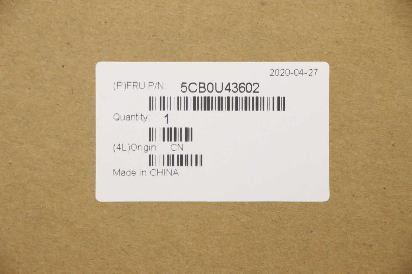 Lenovo Lower Case - 5CB0U43602