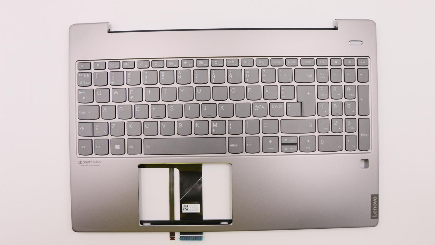 Lenovo C Cover Mgr Al W Kb Nordic - 5CB0U43629