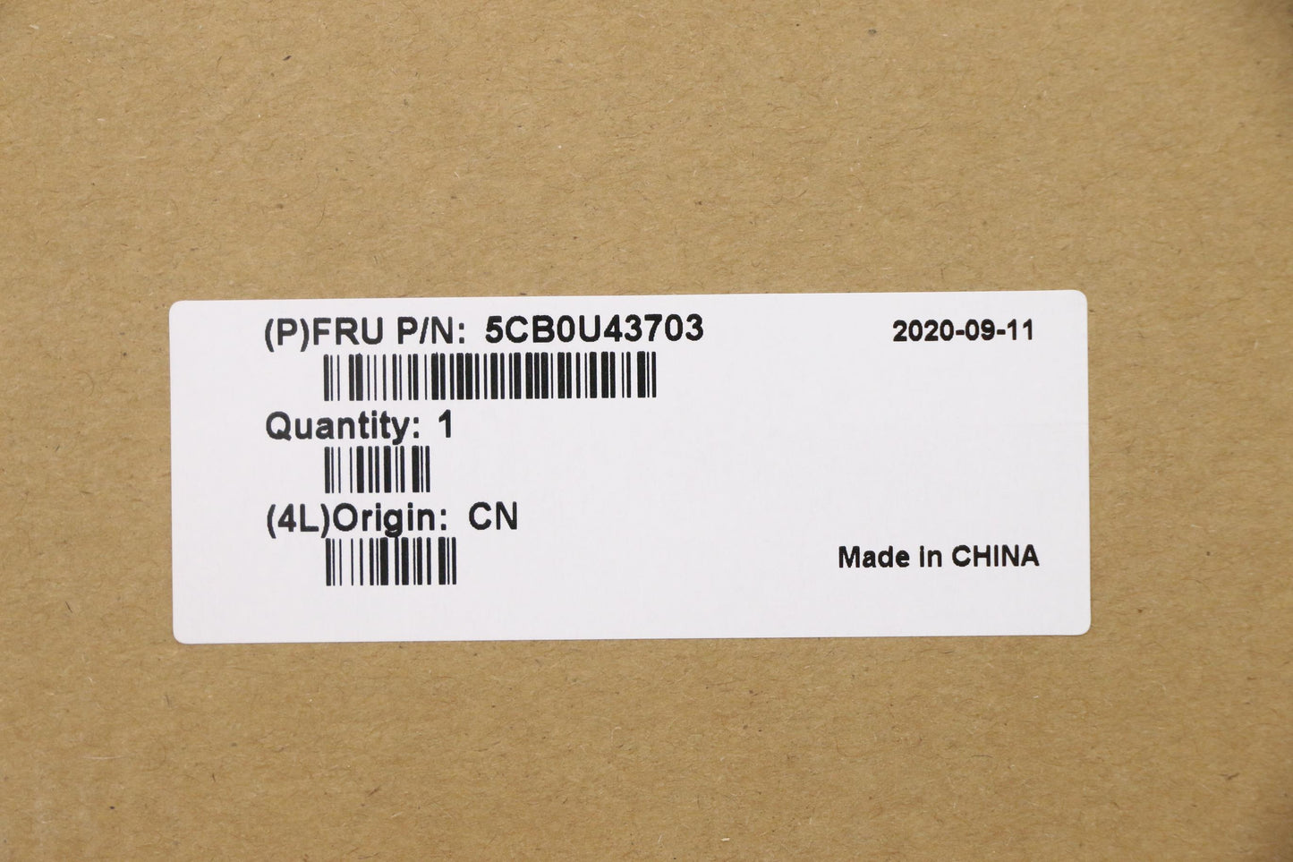 Lenovo Up Assy Uk W Bl Kb Fre - 5CB0U43703